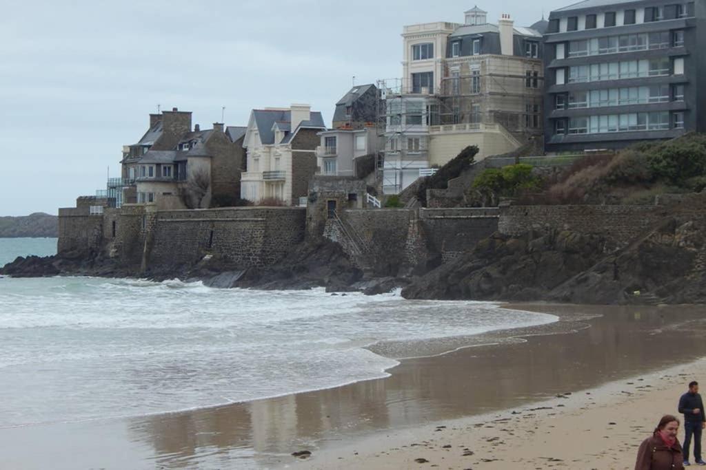 Saint Malo Bel Appartement Neuf Pres Gare Plage Sillon Intramuros Parking Prive Zewnętrze zdjęcie